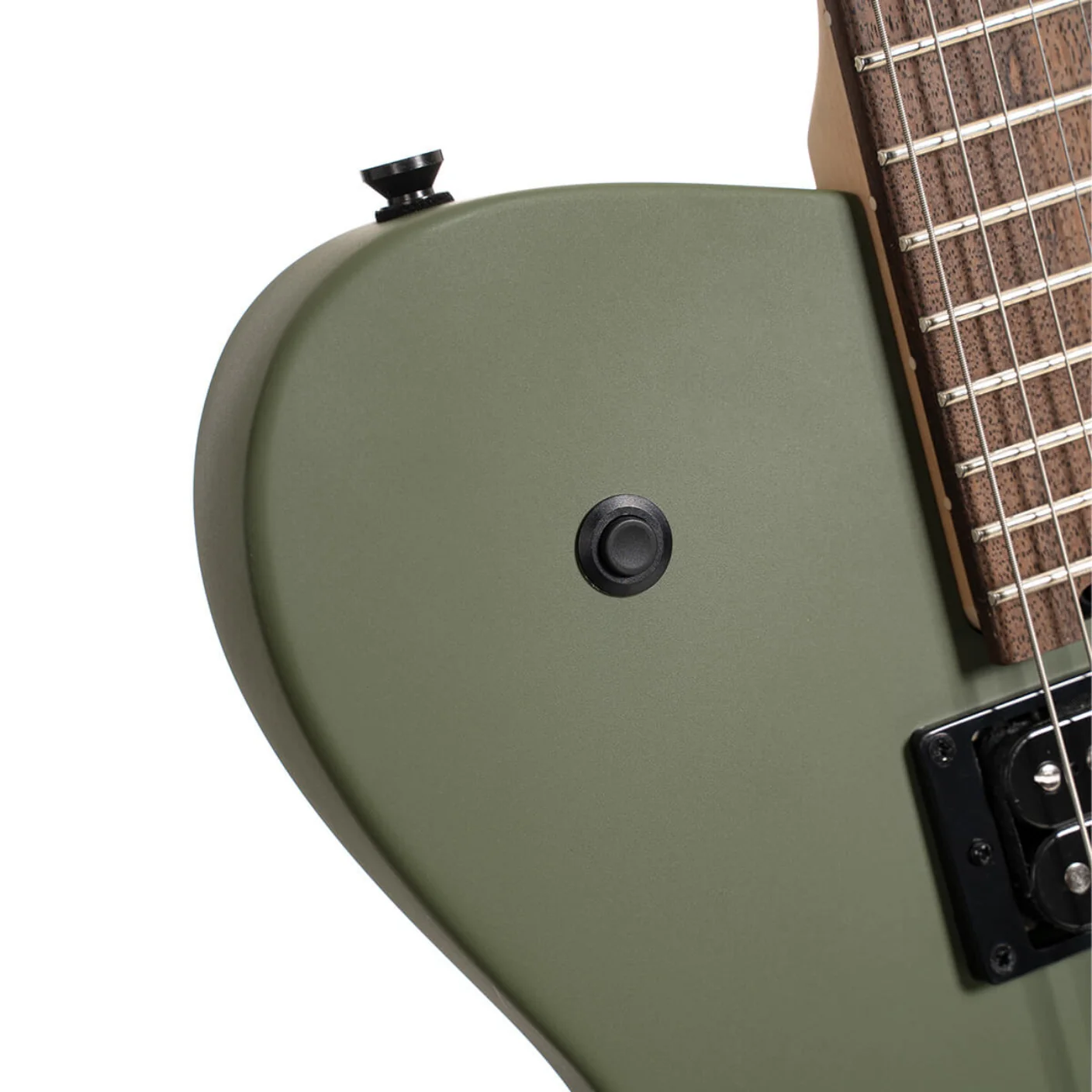 Cort MBM-2H Electric Guitar - Satin Olive Green - Image 6