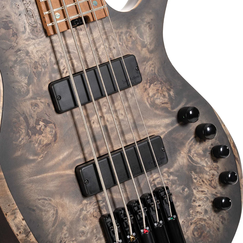 Cort Space 5 Bass w/Deluxe Gig Bag - Stardust Black - Image 6
