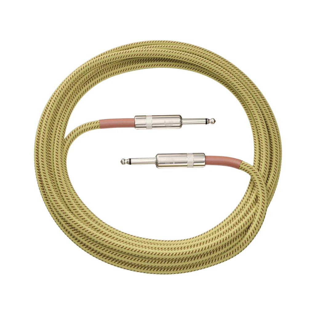 D'Addario Custom Series 10ft Braided Instrument Cable - Tweed - Image 3