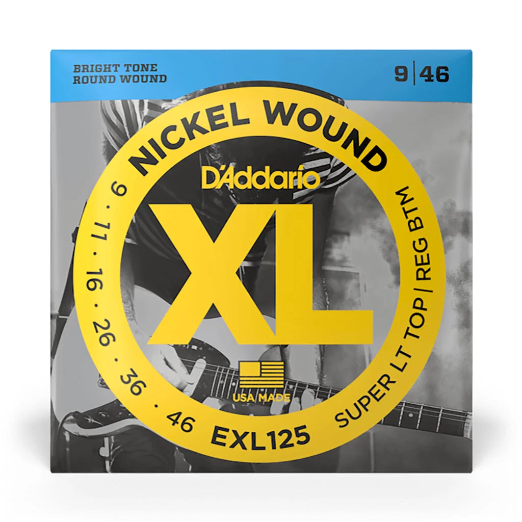 D'Addario EXL125 Super Light Top Regular Bottom 9-46 - Image 3