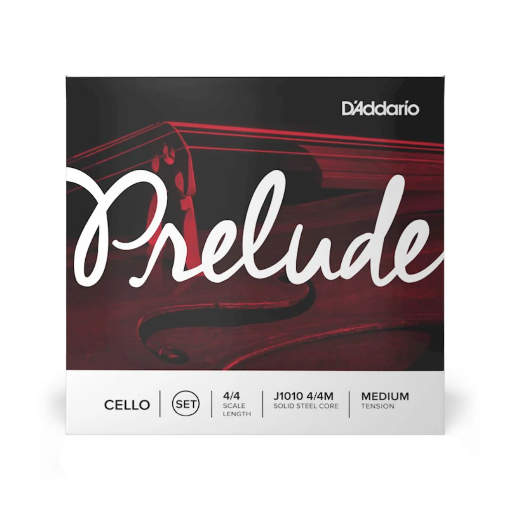 D'Addario J1010 Prelude Cello String Set - 4/4 Size Medium Tension - Image 2