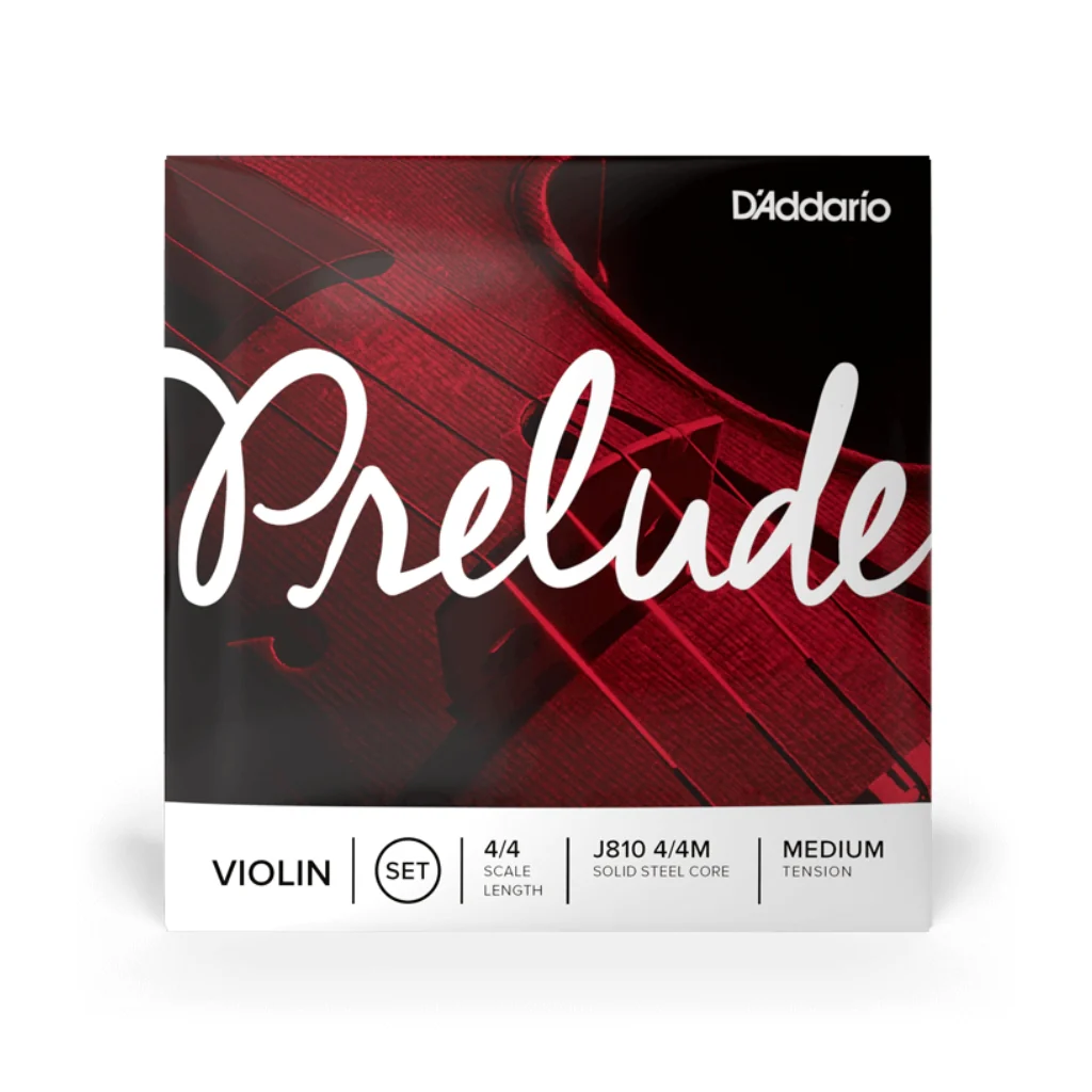 D'Addario J810 Prelude Violin String Set - 4/4 Scale, Medium Tension - Image 2