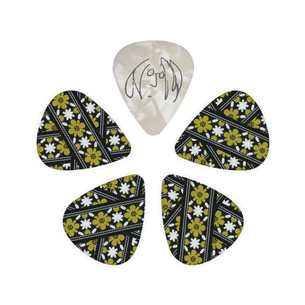 D'Addario John Lennon Rooftop Guitar Picks - Medium Gauge (.70mm) 10-Pack - Image 2