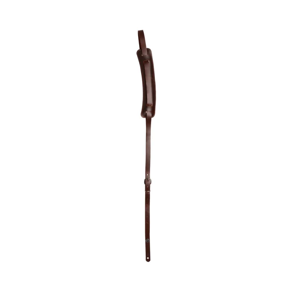 D'Addario John Lennon Signature Strap - Brown Leather w/Pad - Image 5