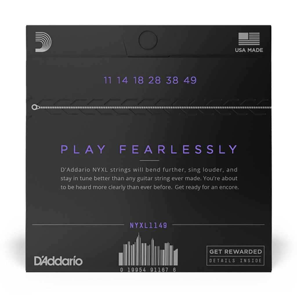 D'Addario - NYXL1149 - NYXL 11-49 Nickel Wound Electric Guitars Strings, Medium - Electric Guitar Strings - Image 2