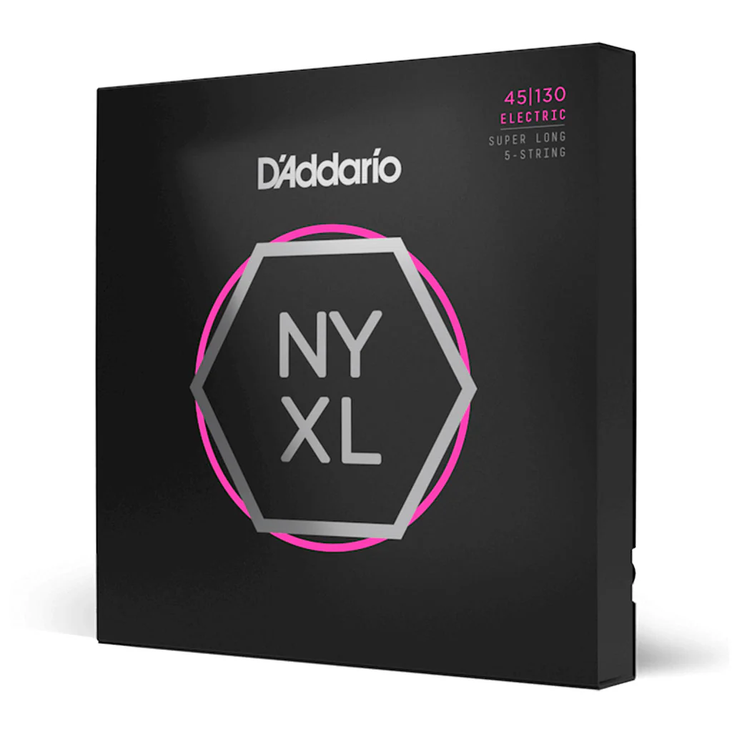D'Addario - NYXL45130SL 45-130 Regular Light Super Long Scale 5-String Bass Strings - Image 5