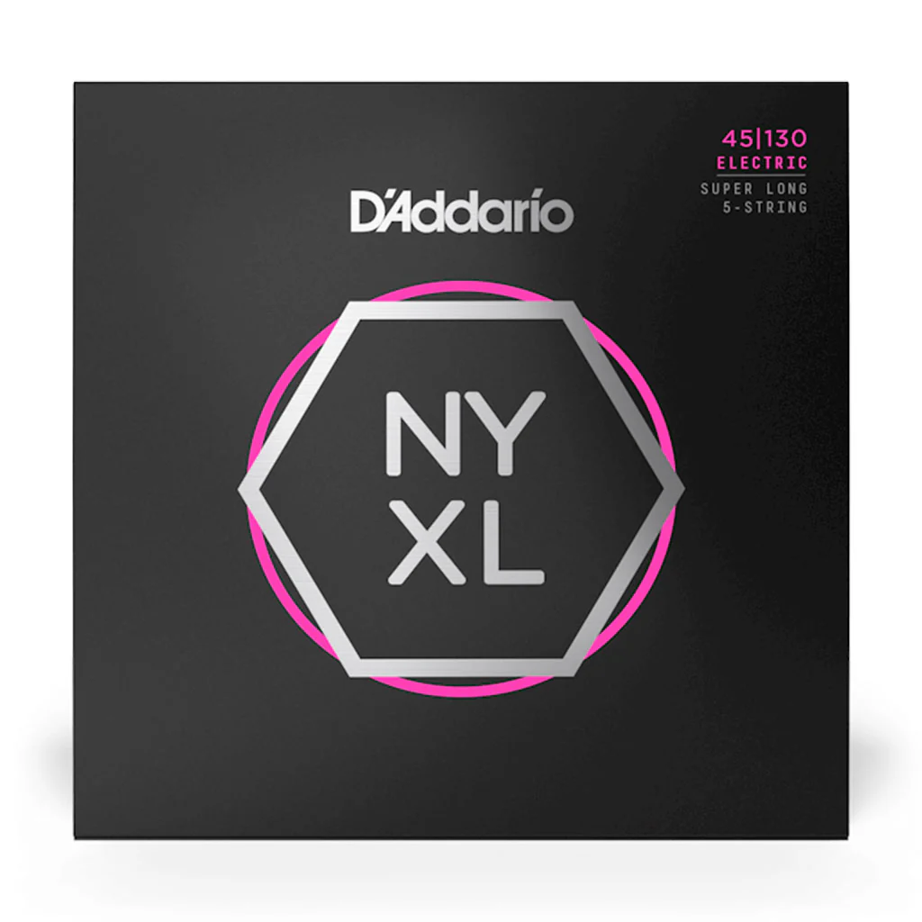 D'Addario - NYXL45130SL 45-130 Regular Light Super Long Scale 5-String Bass Strings - Image 6