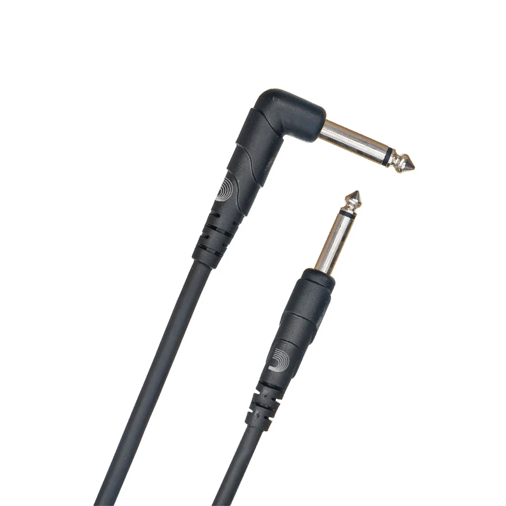 D'Addario PW-CGTRA-10 - Classic Instrument Cable Right Angle (10ft)
