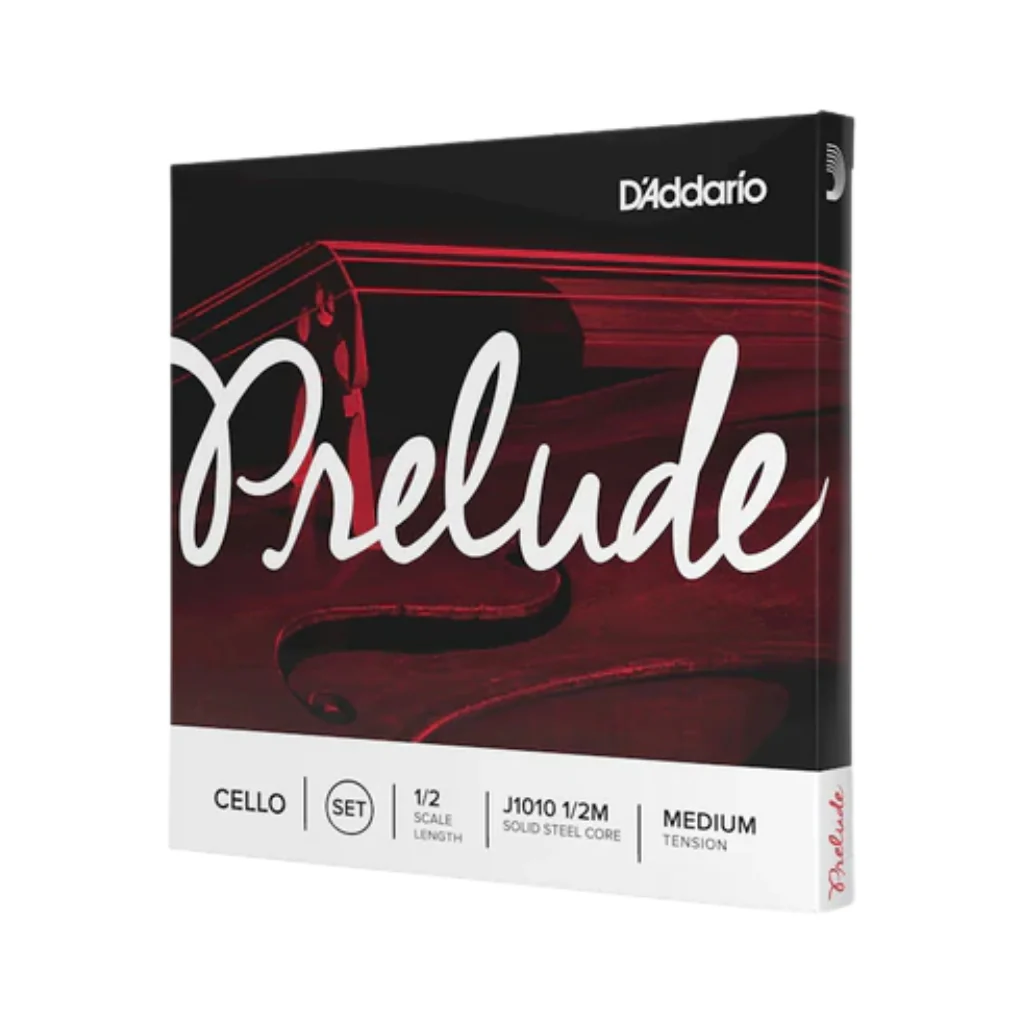 D'Addario Prelude Cello String Set 1/2 Scale - Medium Tension