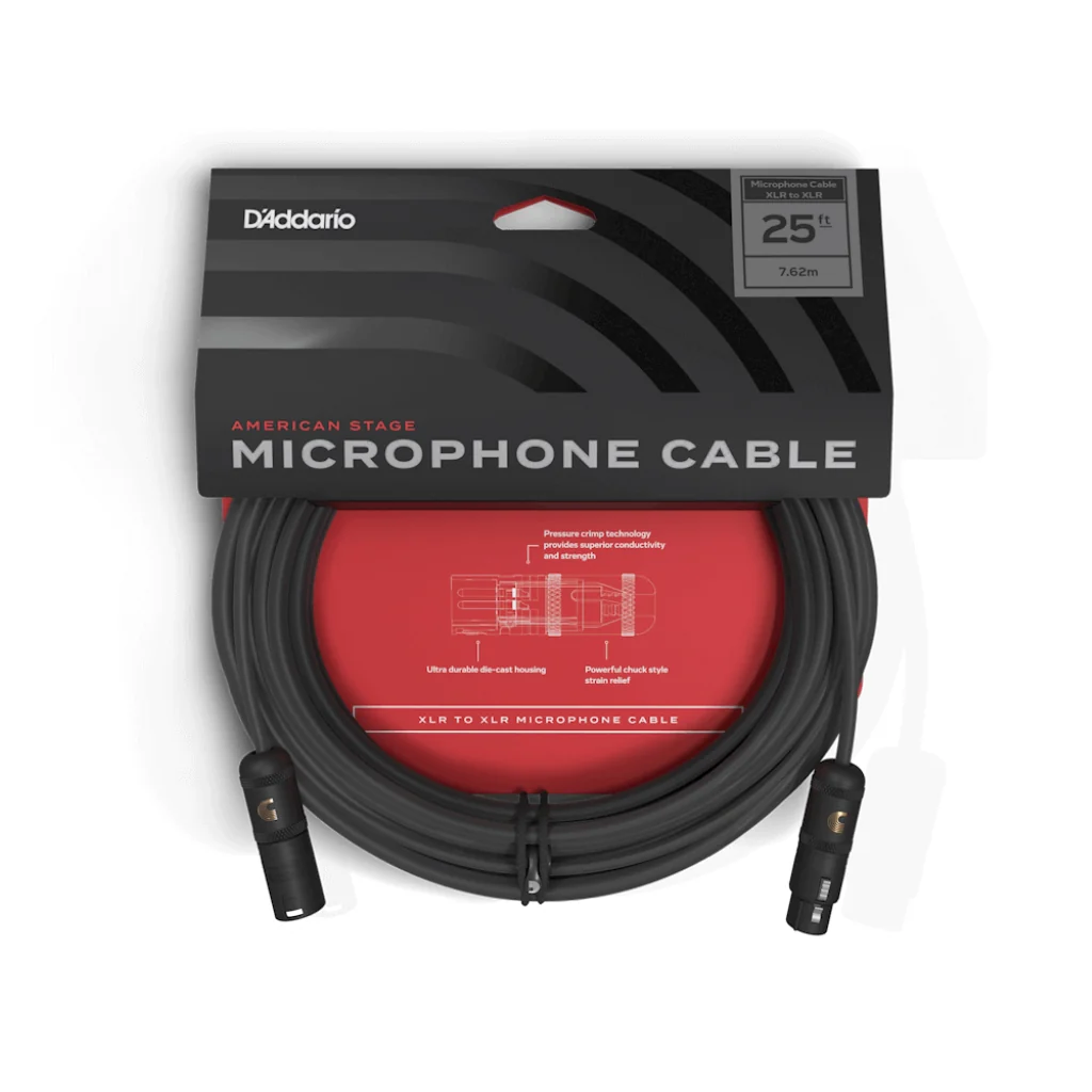 D'Addario PW-AMSM-25 American Stage XLR to XLR Cable - 25ft - Image 4