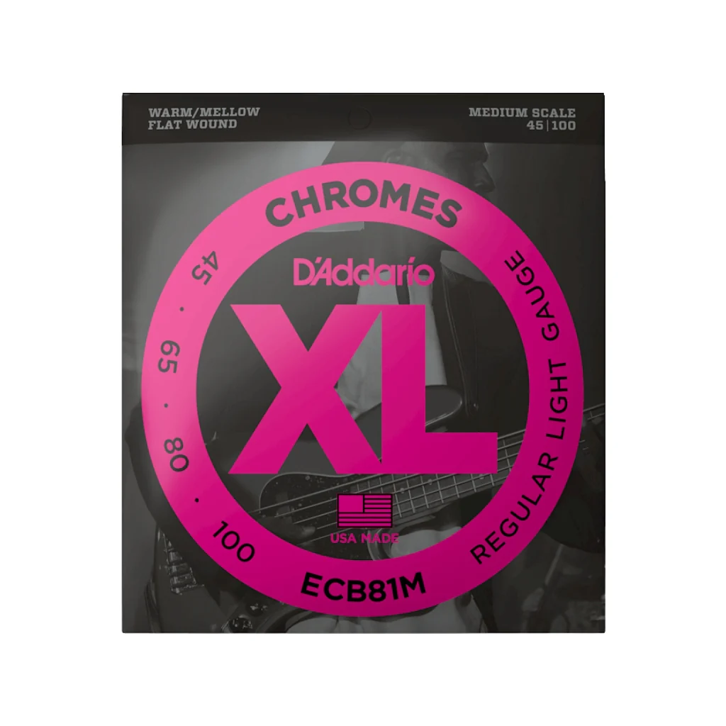D'Addario Regular Light Medium Scale Bass Strings - 45-100