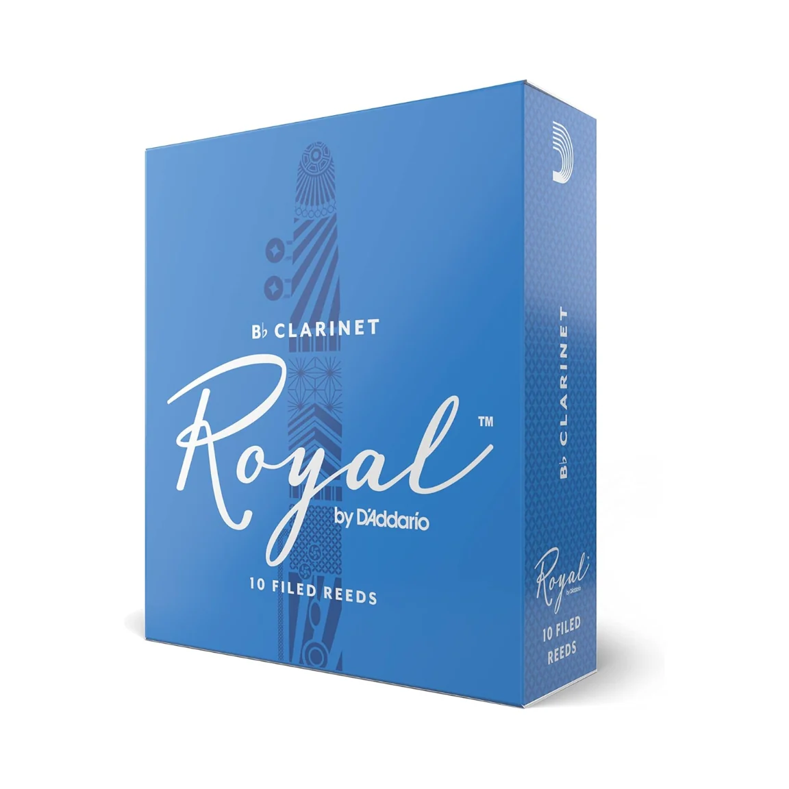 D'Addario Royal Bb Clarinet Reeds - 2.5, 10-pack