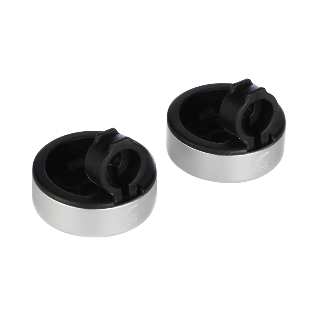 D'Addario XPND Footswitch Topper - Silver 2-Pack - Image 3