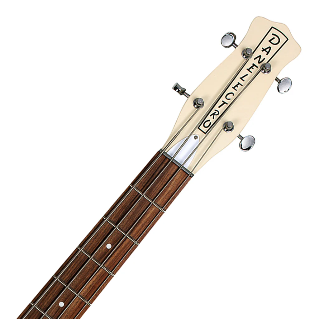 Danelectro '59 Short Scale Bass Guitar - Vintage Cream - Image 3