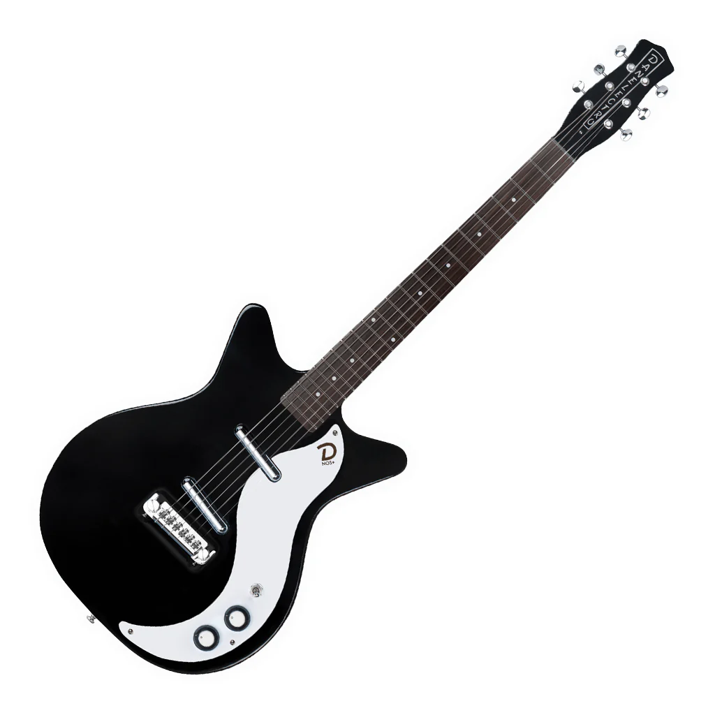 Danelectro '59M NOS+ Electric Guitar - Black - Image 6