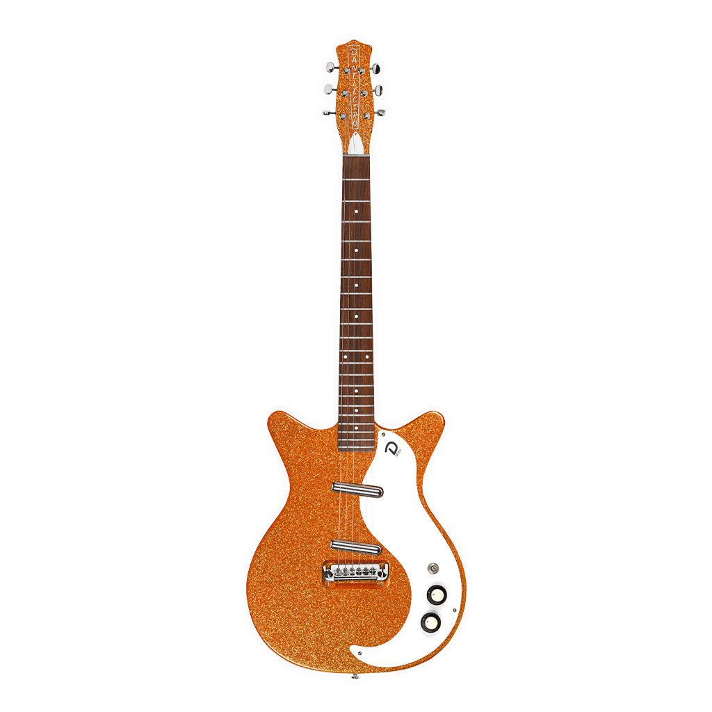 Danelectro '59M NOS+ Orange Metal Flake - Image 2