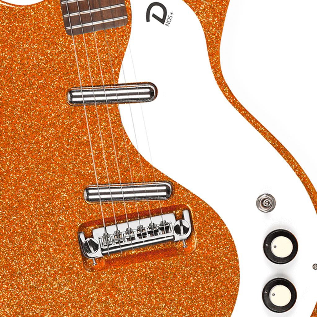 Danelectro '59M NOS+ Orange Metal Flake - Image 4
