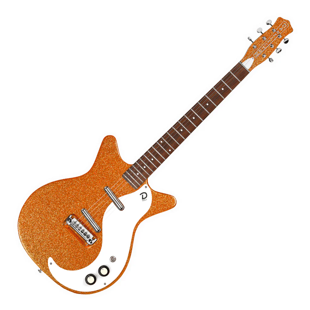 Danelectro '59M NOS+ Orange Metal Flake - Image 5