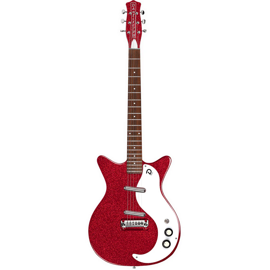 Danelectro '59M NOS+ Red Metal Flake - Image 2