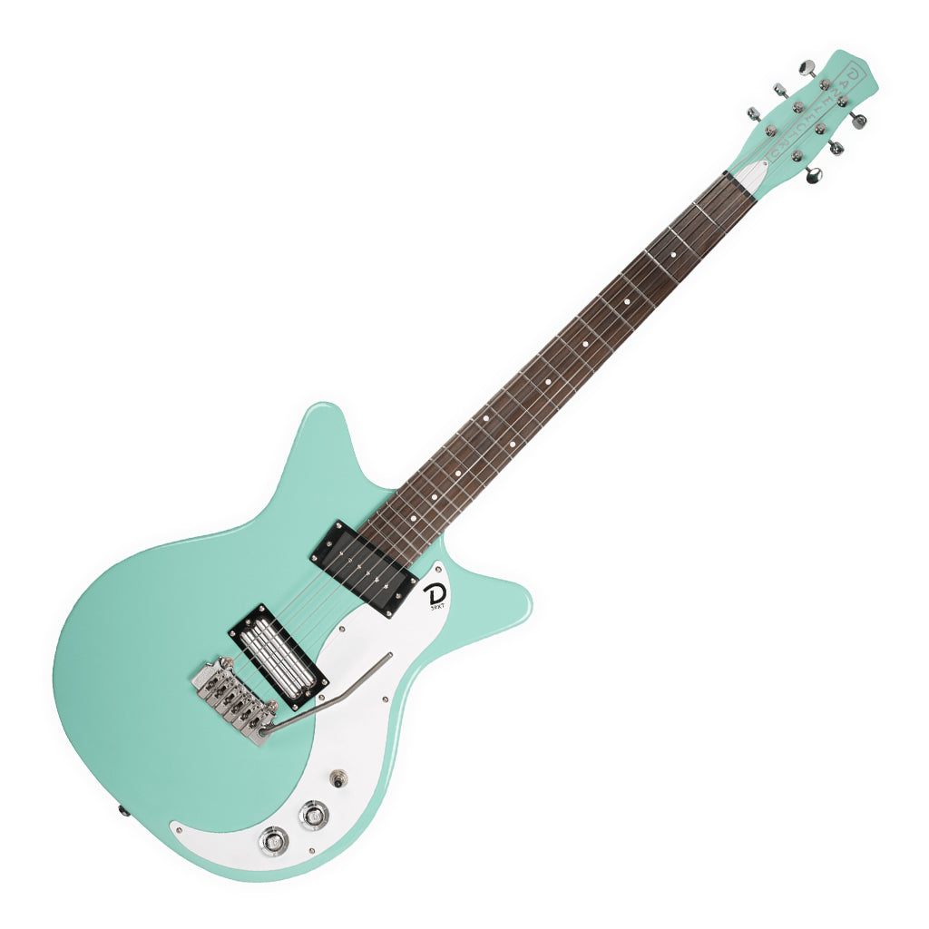 Danelectro '59XT Electric Guitar - Aqua - Image 5