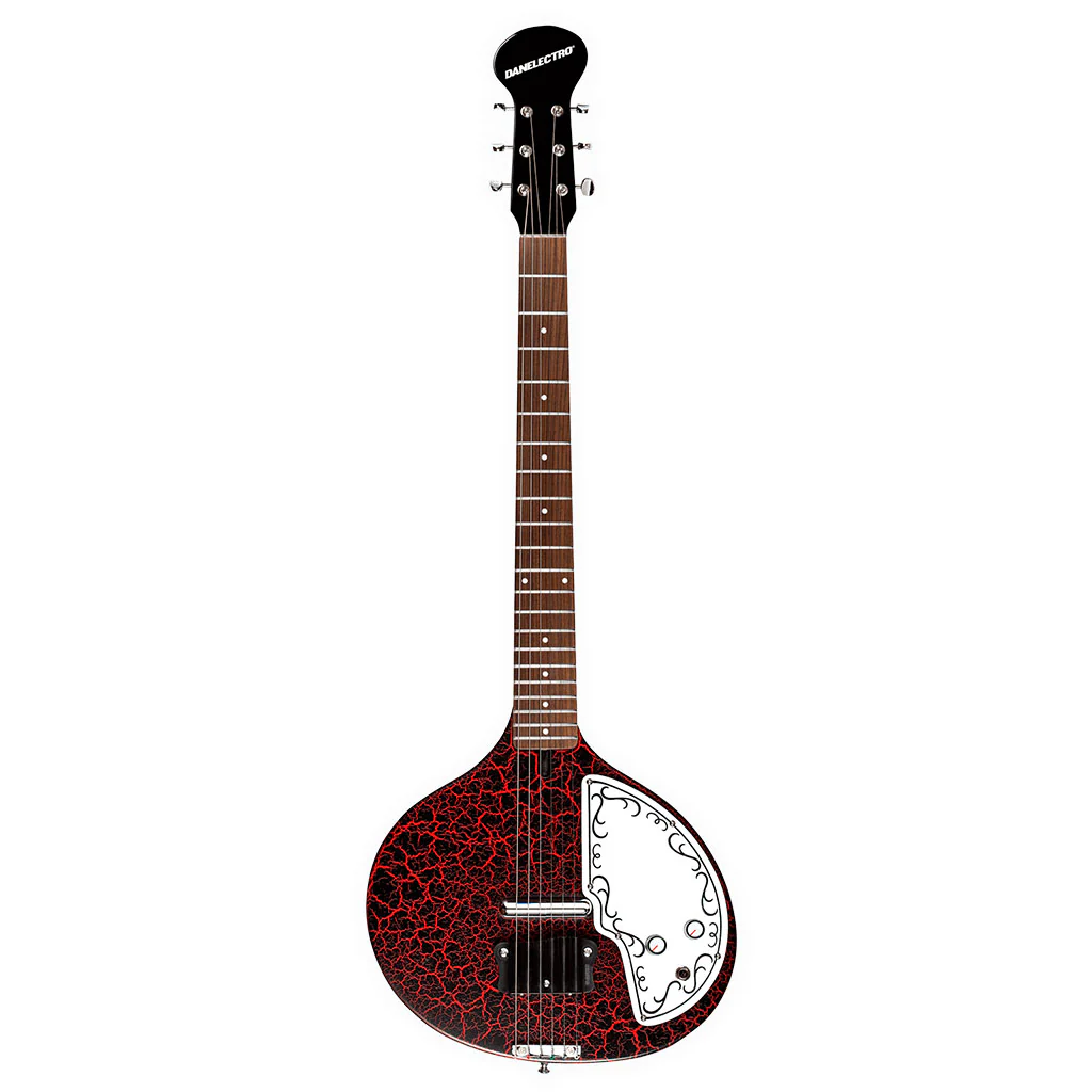 Danelectro '68 Baby Sitar - Red - Image 2