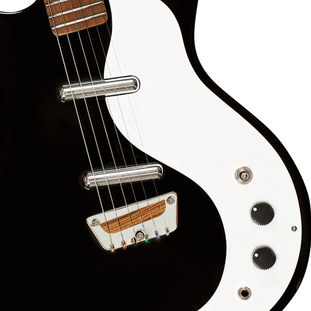 Danelectro Stock '59 Electric Guitar - Black - Image 5