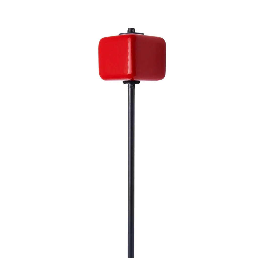 Danmar Cube Bass Drum Beater - Red Hard Wood
