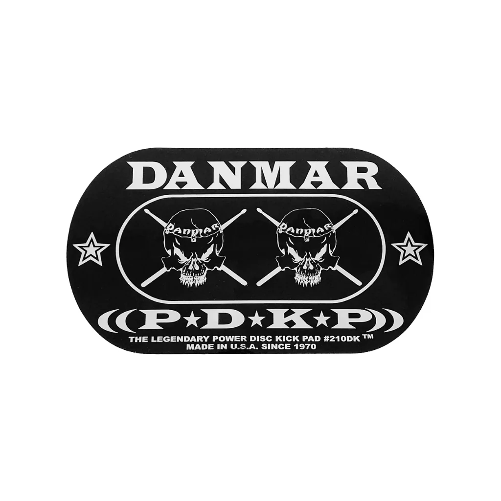 Danmar Double Power Disk Kick Pad - Skull