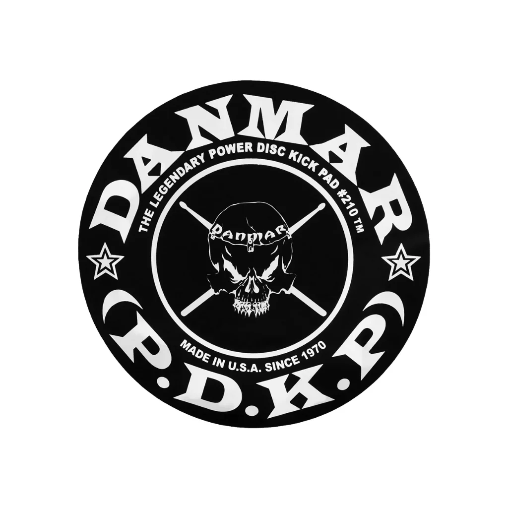 Danmar Single Power Disk Kick Pad - Skull