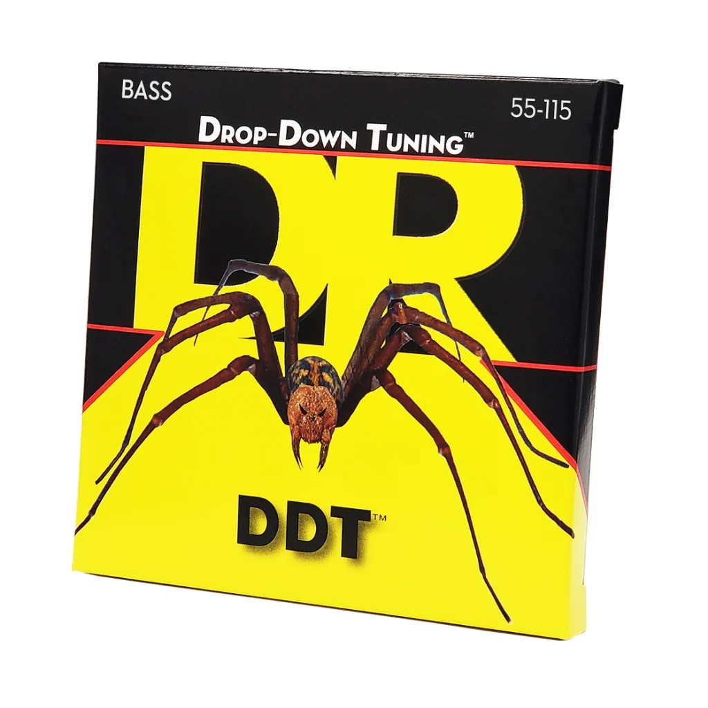 DR Drop-Down Tuning Stainless Steel Bass Guitar Strings - Extra Heavy 55-115