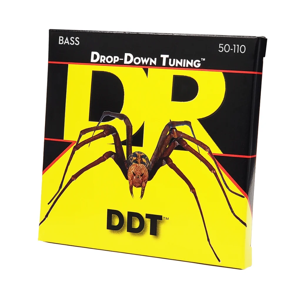 DR Drop-Down Tuning Stainless Steel Bass Guitar Strings - Heavy 50-110