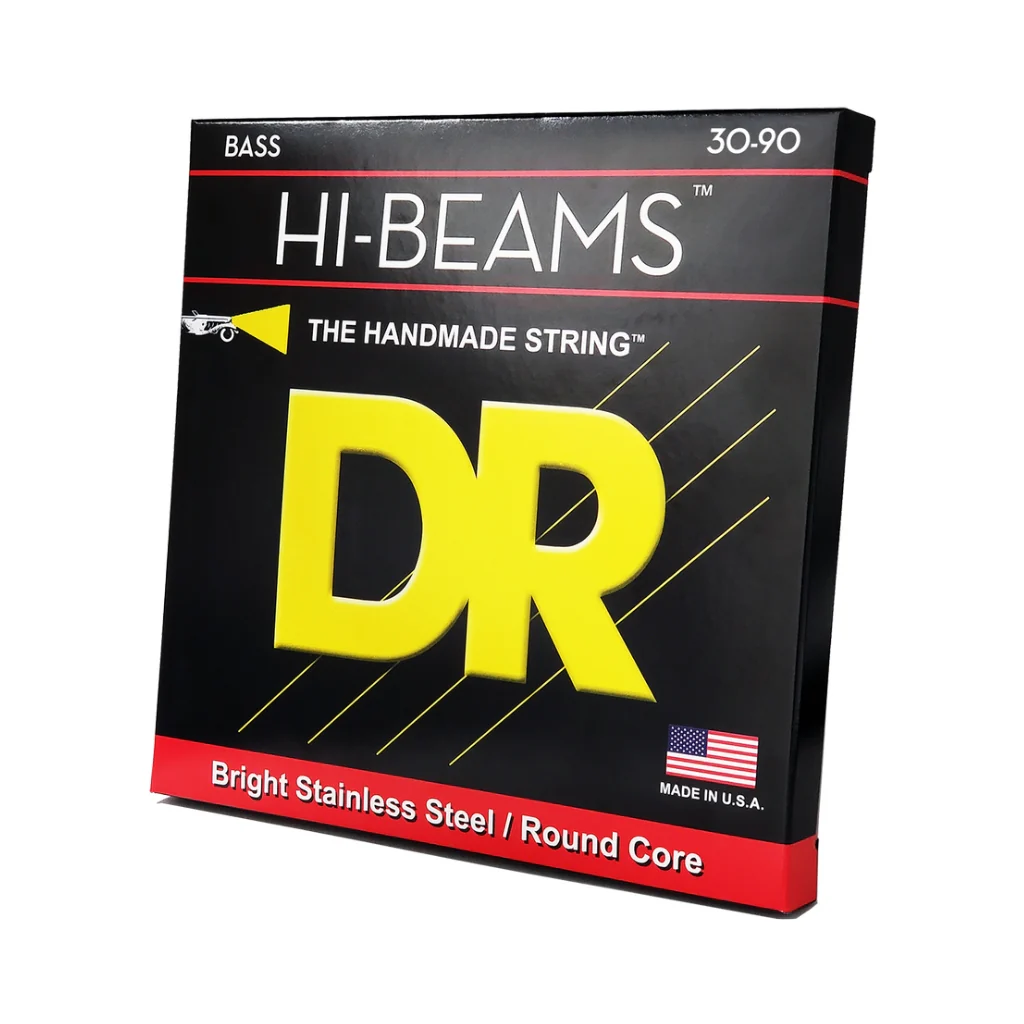 DR Hi-Beam Stainless Steel Bass Guitar Strings - Super Light 30-90