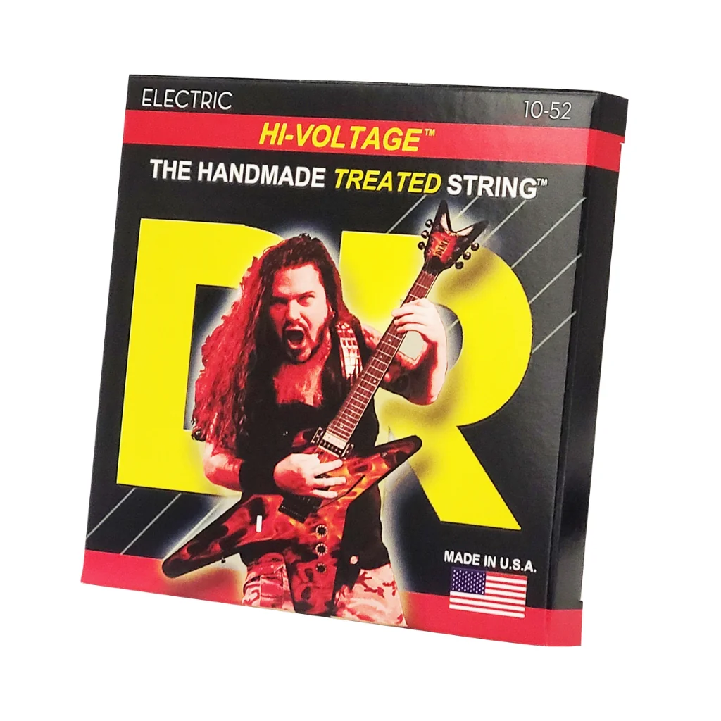 DR Hi-Voltage Dimebag Darrell Signature Electric Guitar Strings - Medium to Heavy 10-52