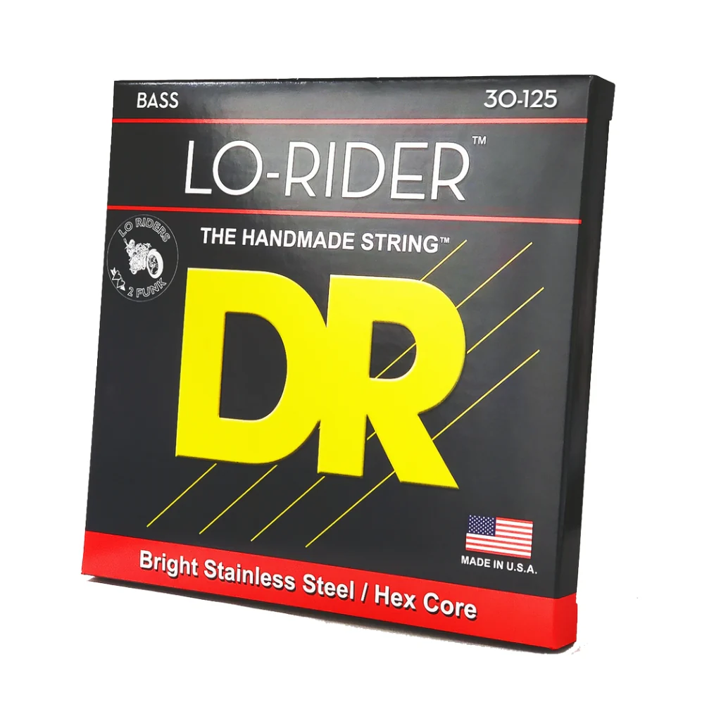 DR Lo-Rider Stainless Steel 6-string Bass Guitar Strings - Medium 30-125