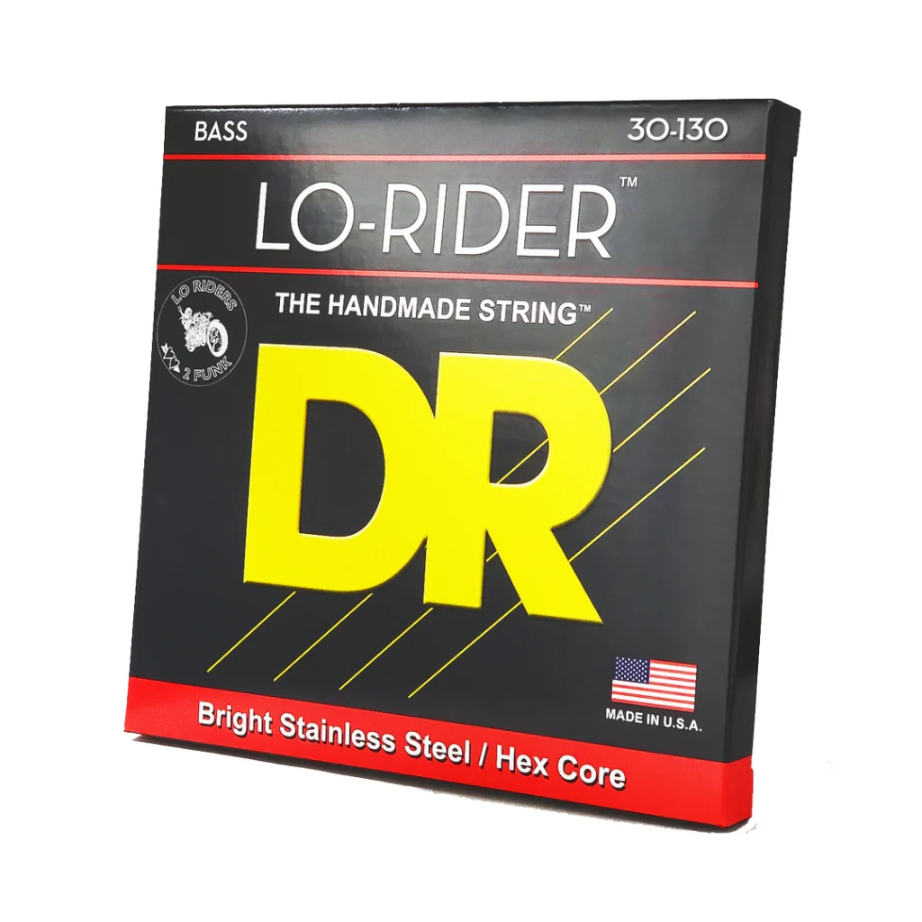 DR Lo-Rider Stainless Steel 6-string Bass Guitar Strings - Medium to Heavy 30-130