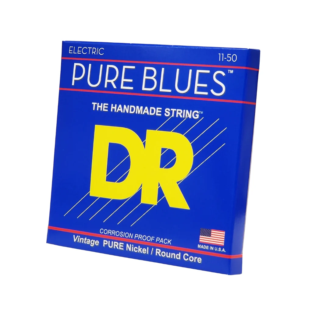 DR Pure Blues Pure Nickel Electric Guitar Strings - Heavy 11-50
