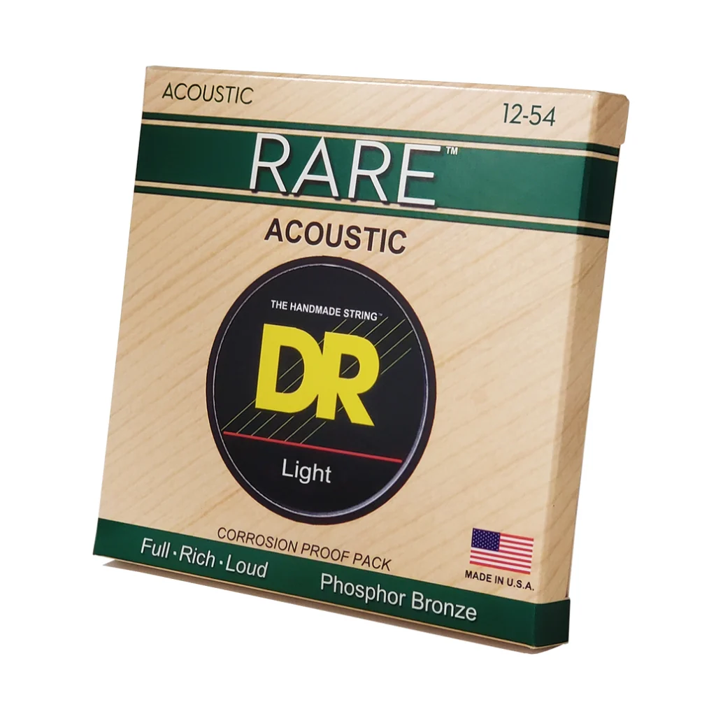 DR Rare Phosphor Bronze Acoustic Guitar Strings - Light 12-54