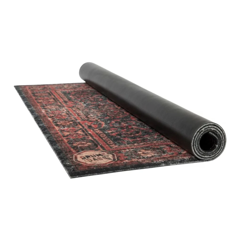 DRUMnBASE VP130 Stage Mat - Black Red, 130x90cm - Image 3