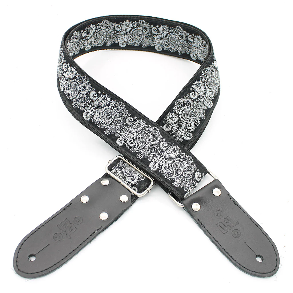 DSL JAC20-PAIS-BLACK 2" Strap Jacquard Weave Pais-Black