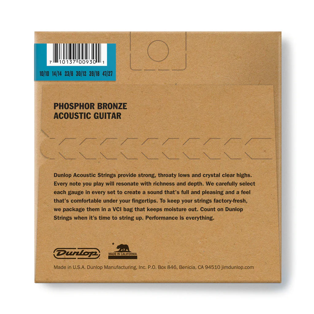Dunlop 10-47 12 String Phosphor Bronze - Acoustic Guitar Strings - Image 2