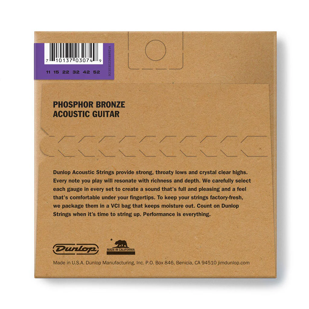 Dunlop 11-52 Phosphor Bronze - Acoustic Guitar Strings - Image 2