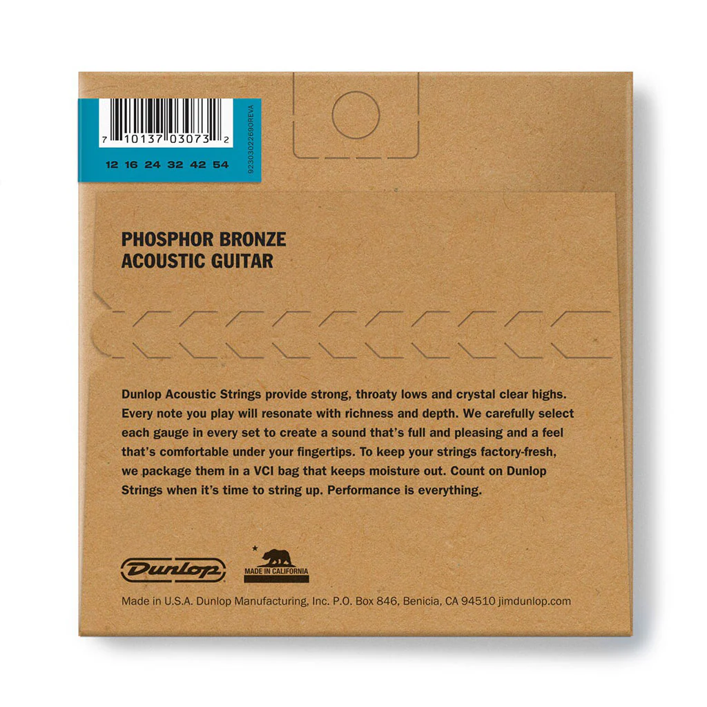 Dunlop 12-54 Phosphor Bronze - Acoustic Guitar Strings - Image 2