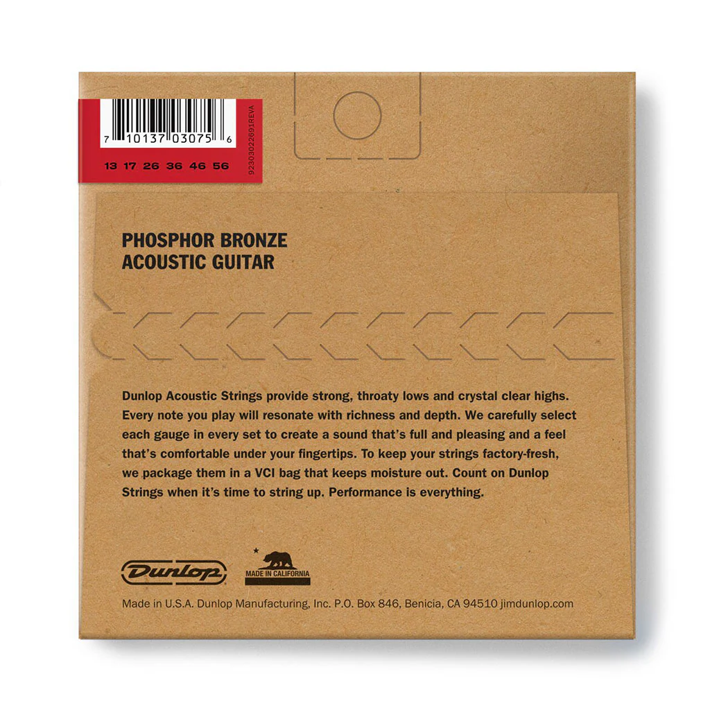 Dunlop 13-56 Phosphor Bronze - Acoustic Guitar Strings - Image 2