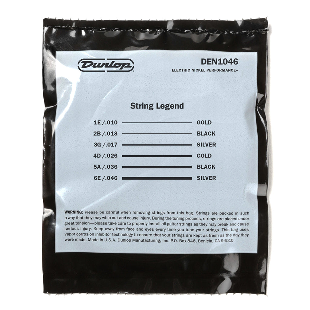Dunlop DEN1046 Electric Guitar Strings – Medium 10-46 - Image 2