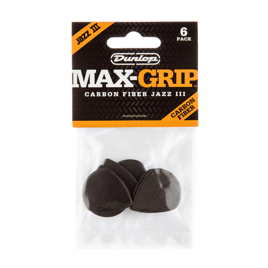 Dunlop Jazz III Maxgrip Player Carbon Fiber - Image 3