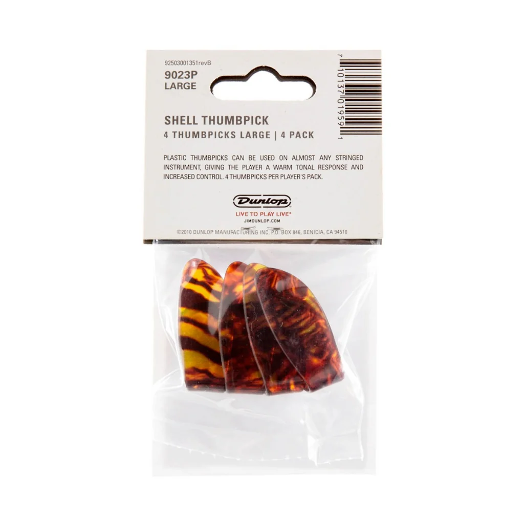 Dunlop JPTPLS - Large Thumb Picks Tortoise Shell Player Pack - Image 2