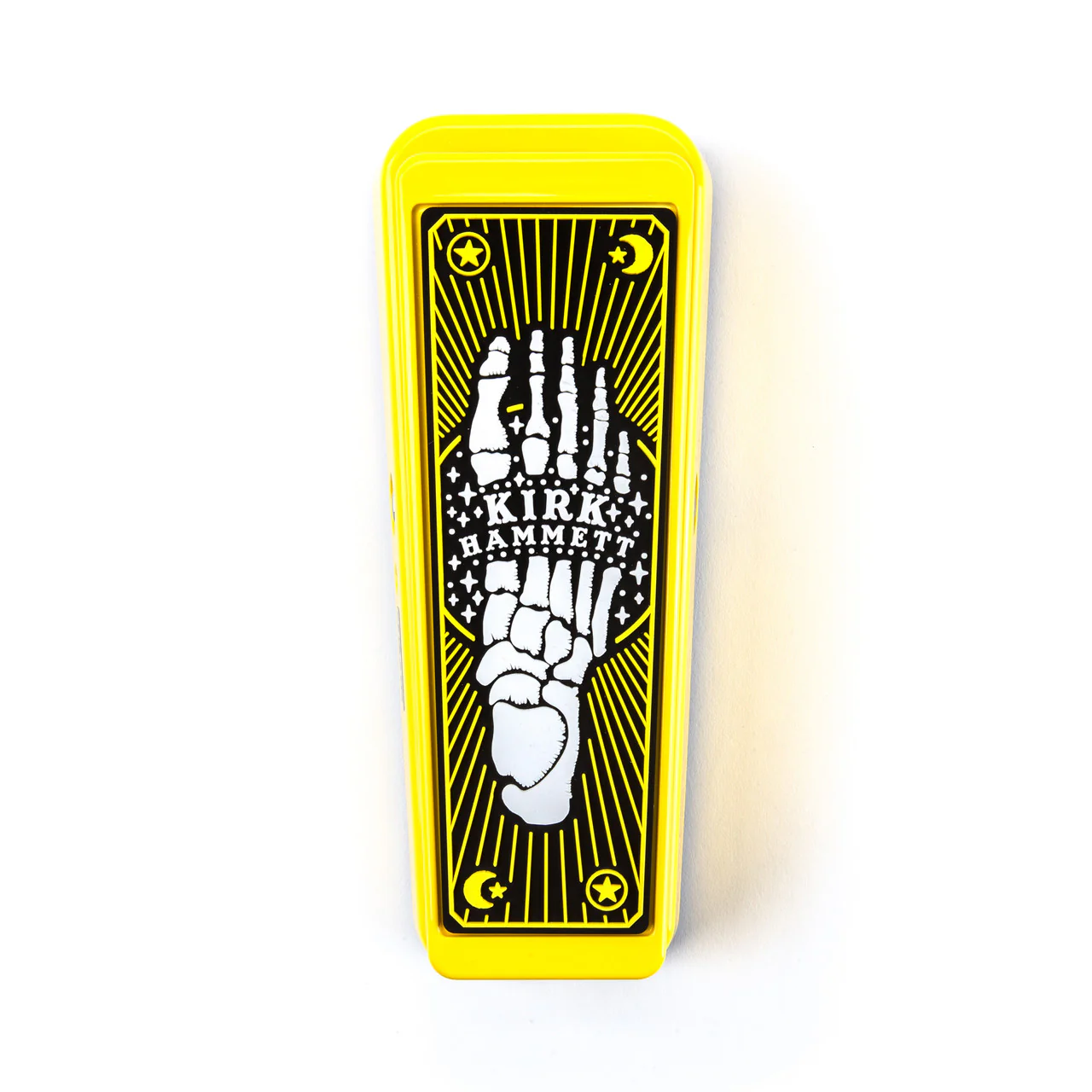 Dunlop Kirk Hammett Cry Baby Wah - Yellow Sparkle Edition - Image 2
