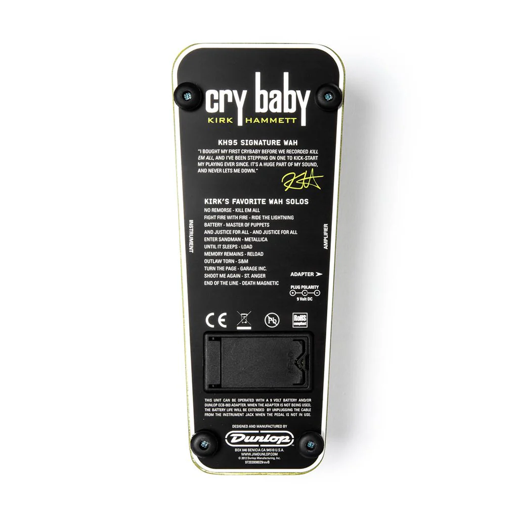 Dunlop Kirk Hammett Signature Wah Cry Baby Wah - Image 3