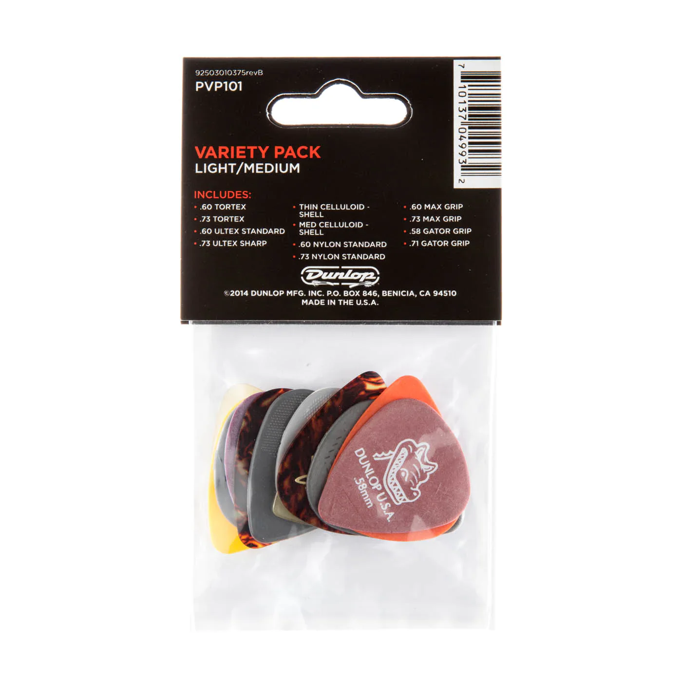 Dunlop JPVP101 - Light/Medium Variety Pick Pack - Image 3
