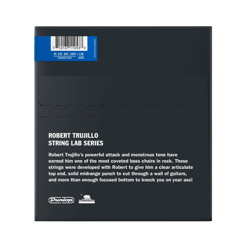 Dunlop Robert Trujillo Icon Series Tapered 45-130 Bass Guitar Strings - Long Scale - Image 2